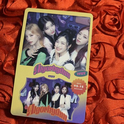 Yeji ITZY Algorhythm Edition Celeb K-POP Girl Photo Card Glam