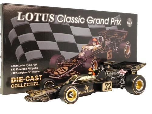 1/18 JPS Lotus 72D F1 1972 GB Winner #8 E.Fittipaldi 