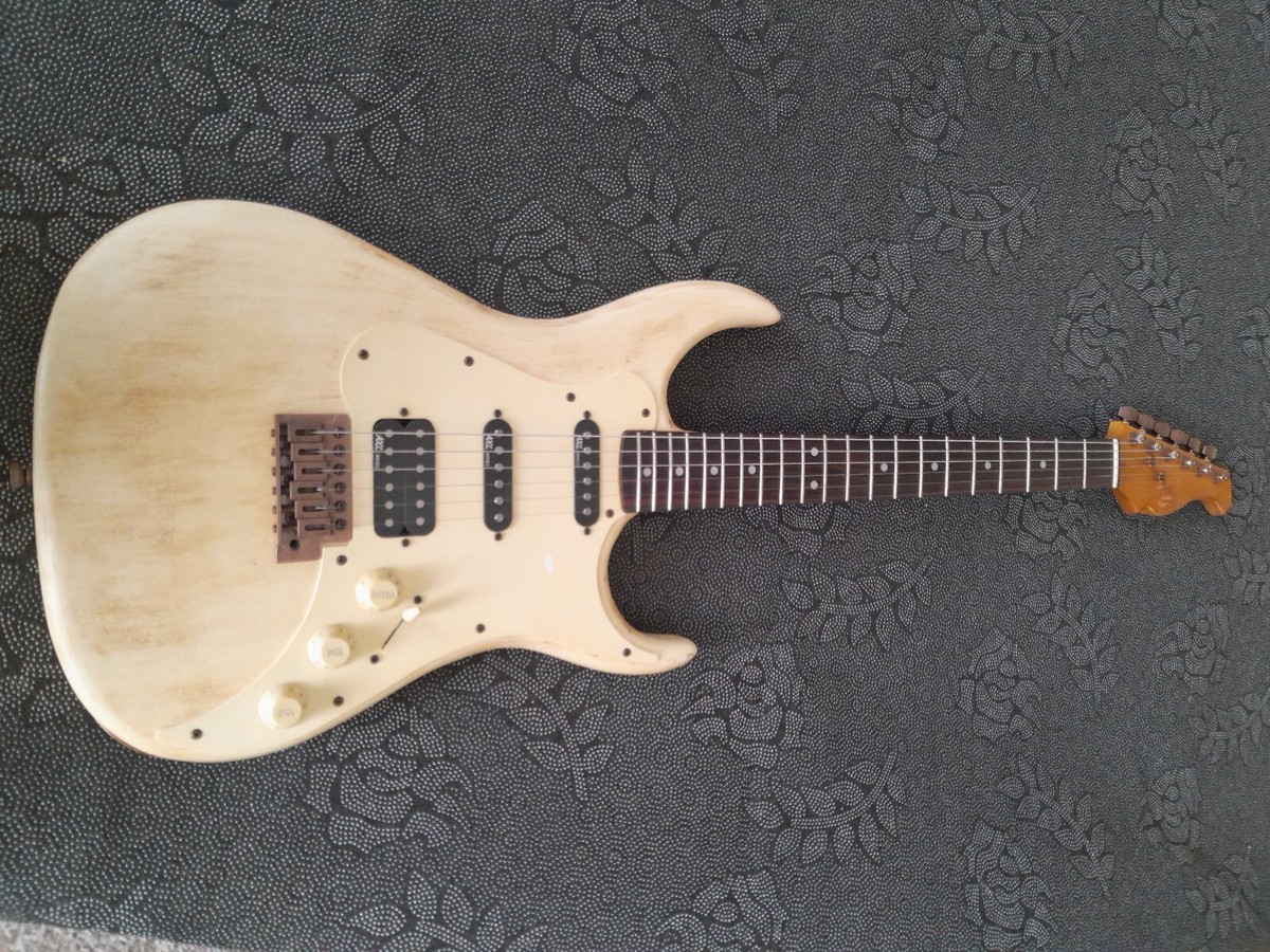 AXL Guitars Badwater SRO HSS Distressed Relic White 2010 | eBay