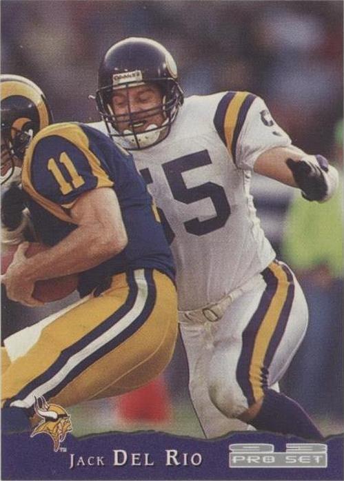 1993 Pro Set Jack Del Rio #258 for sale | eBay