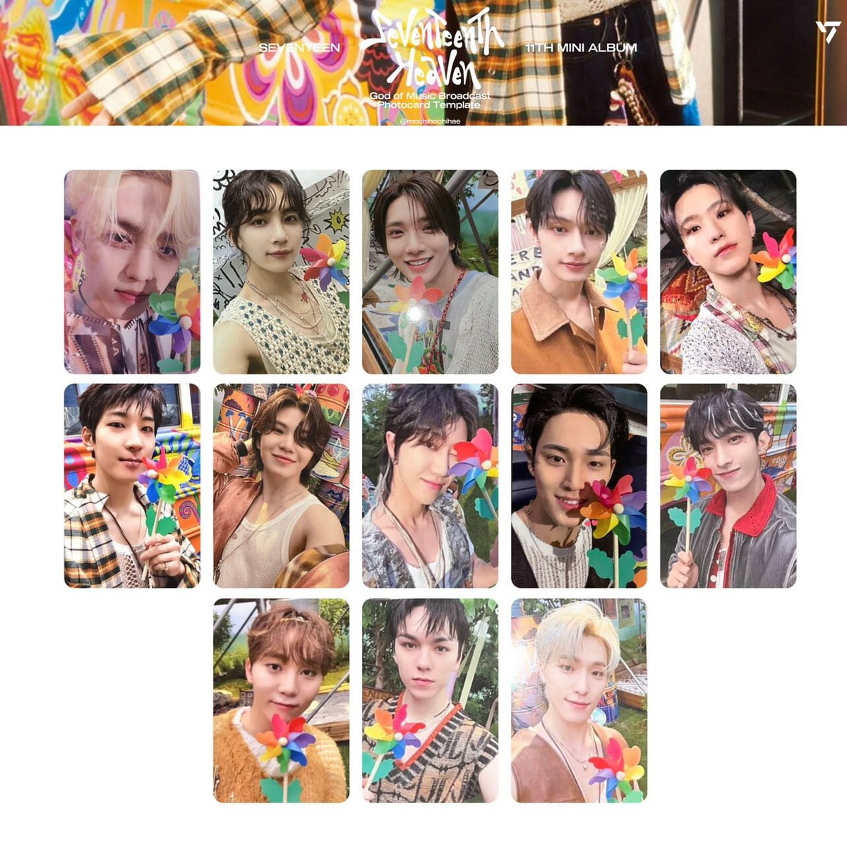 SEVENTEEN GONGBANG BROADCAST photocard OFFICIAL mini album