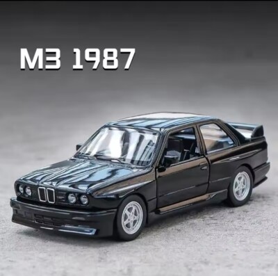 1986-1991 BMW E30 M3 CAR BRAND NEW BLACK ~1/36 DIECAST MODEL ALLOY