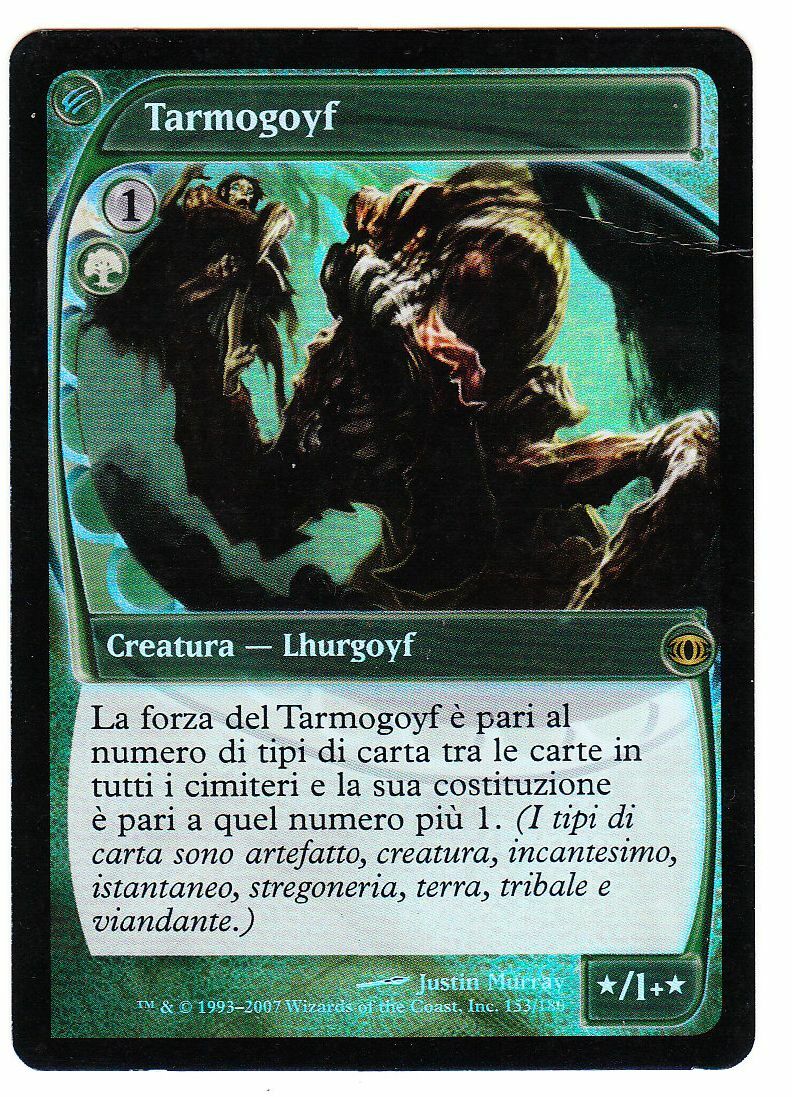 MTG Tarmogoyf Foil Italian Future Sight FS Good | eBay