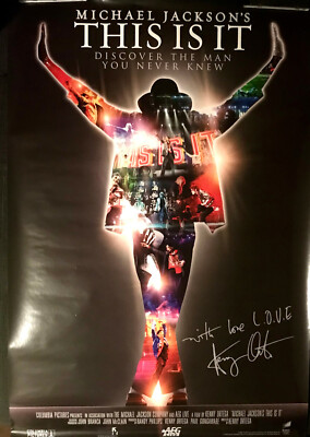 MICHAEL JACKSON THIS IS IT POSTER SEALED DVD BLURAY PROMO 2009