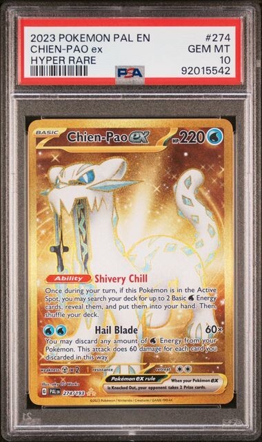Pokemon PSA 10 Gem Mint | Chien-Pao ex 274/193 Paldea Evolved