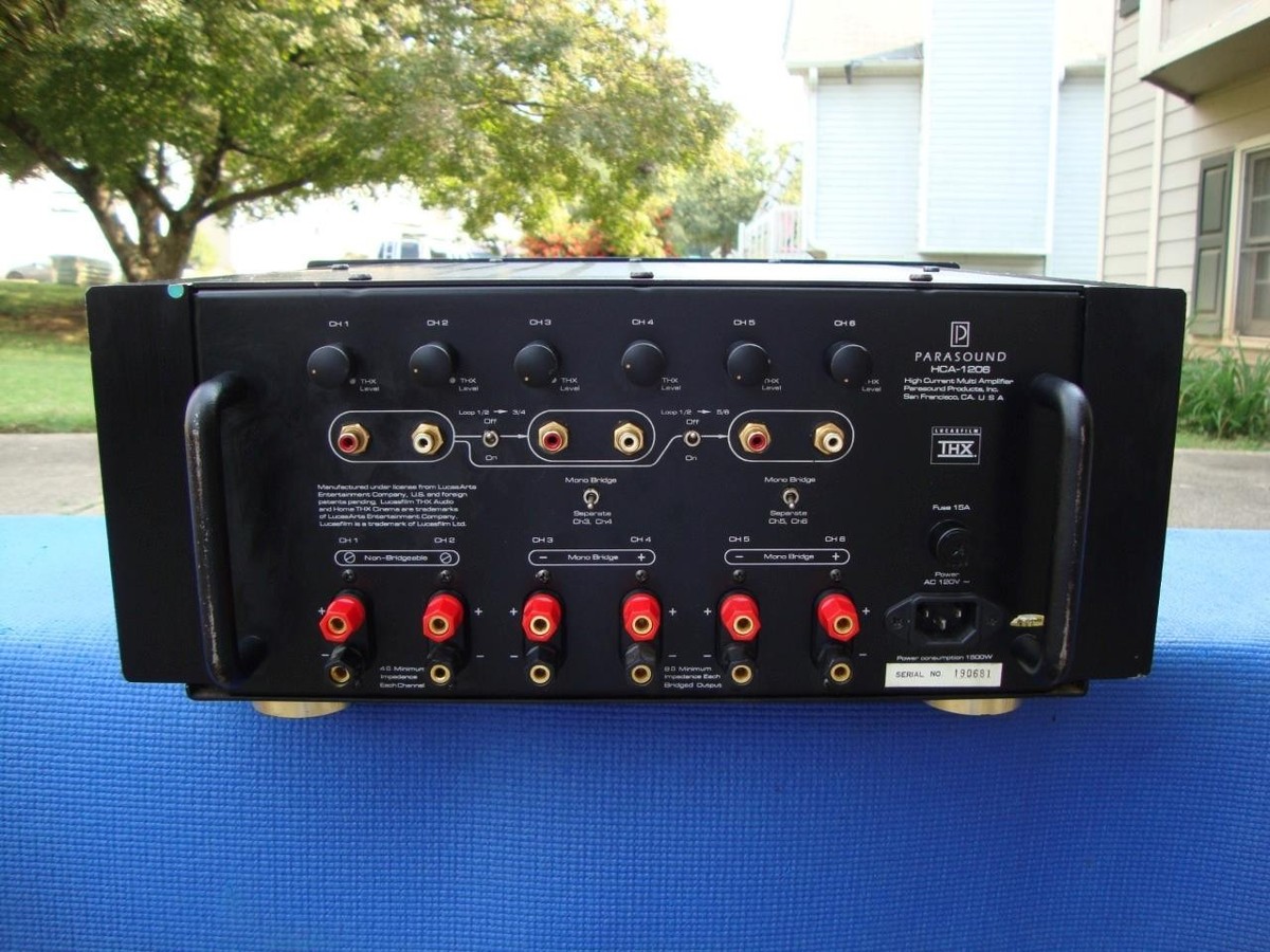 Nice Parasound HCA-1206 Multi-Channel Power Amplifier - Tested | eBay