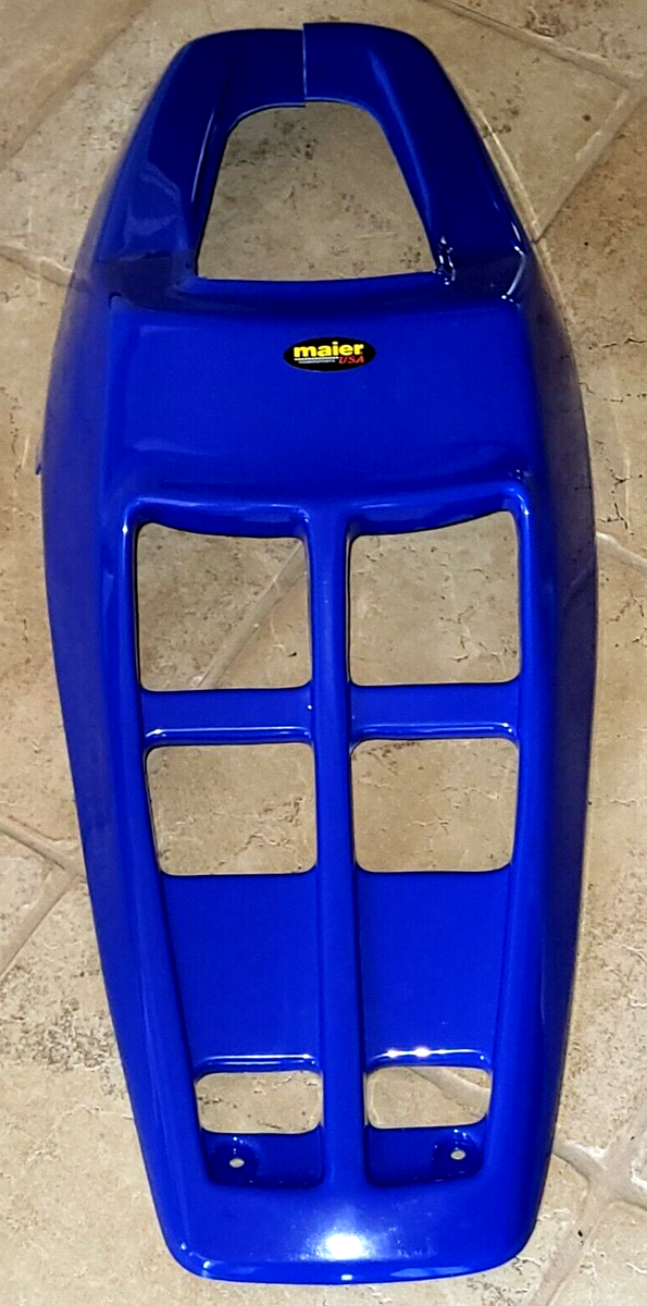 SUZUKI QUAD RACER, 500 QUADZILLA FRONT FENDER BLUE NOSE HOOD