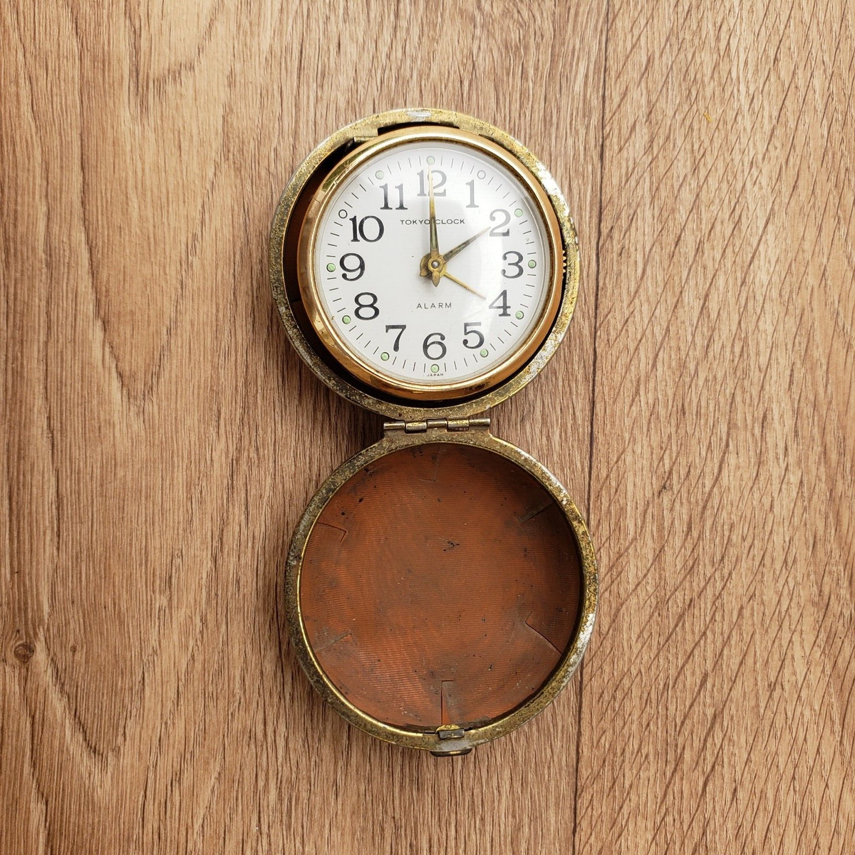 Collectible Vintage TOKYO Pocket Alarm Clock Antique Fully Working