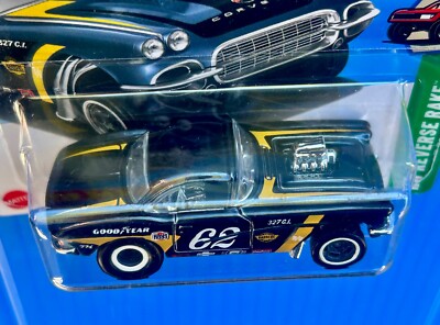 2025 Hot Wheels '62 Corvette Gasser Super Treasure Hunt Short Card