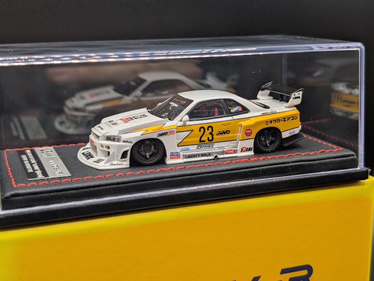 1:64 INNO64-R Resin Nissan Skyline LBWK ER34 Super Silhouette