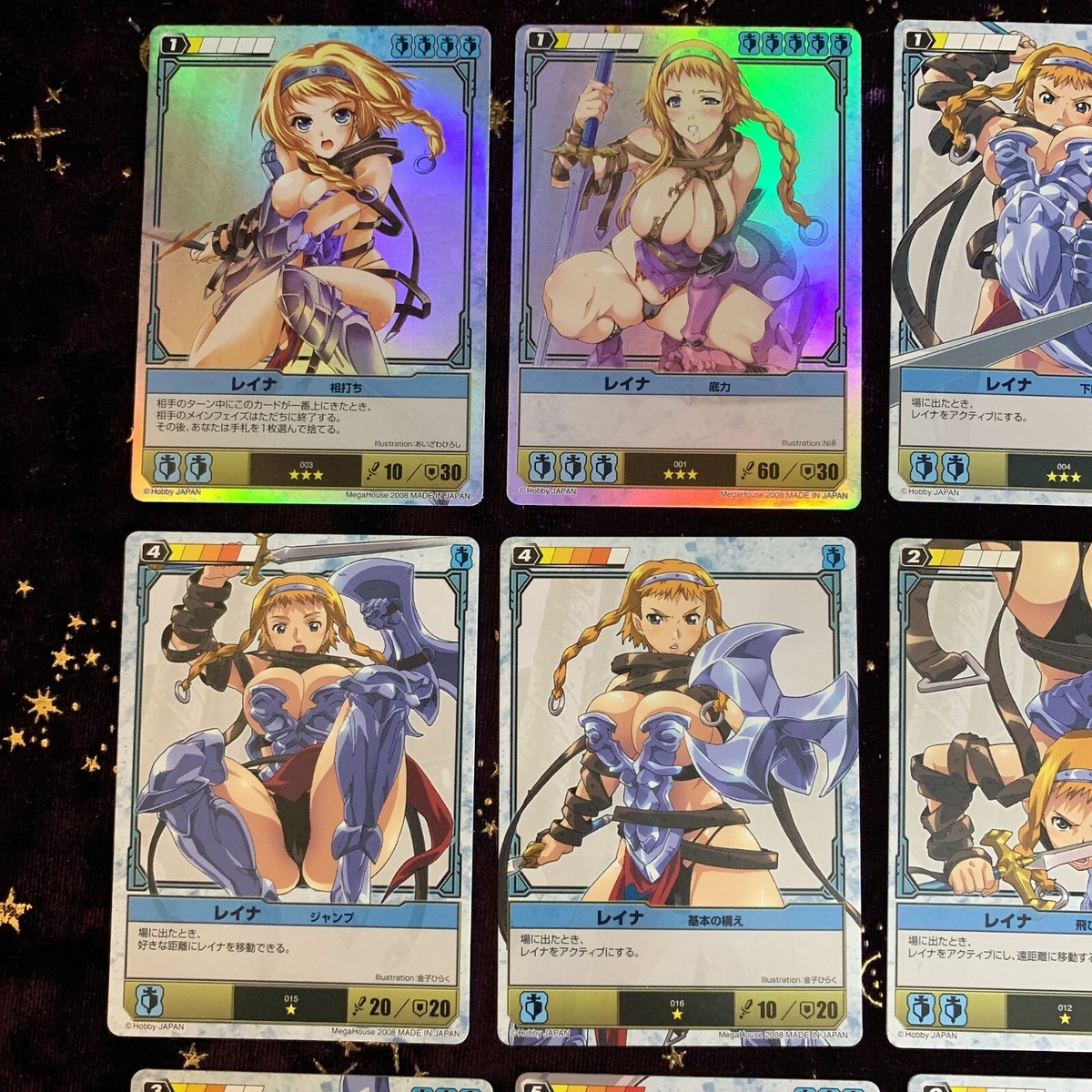 18 Reina SET Queen's Blade The Duel Trading Card Hobby Japan 2009