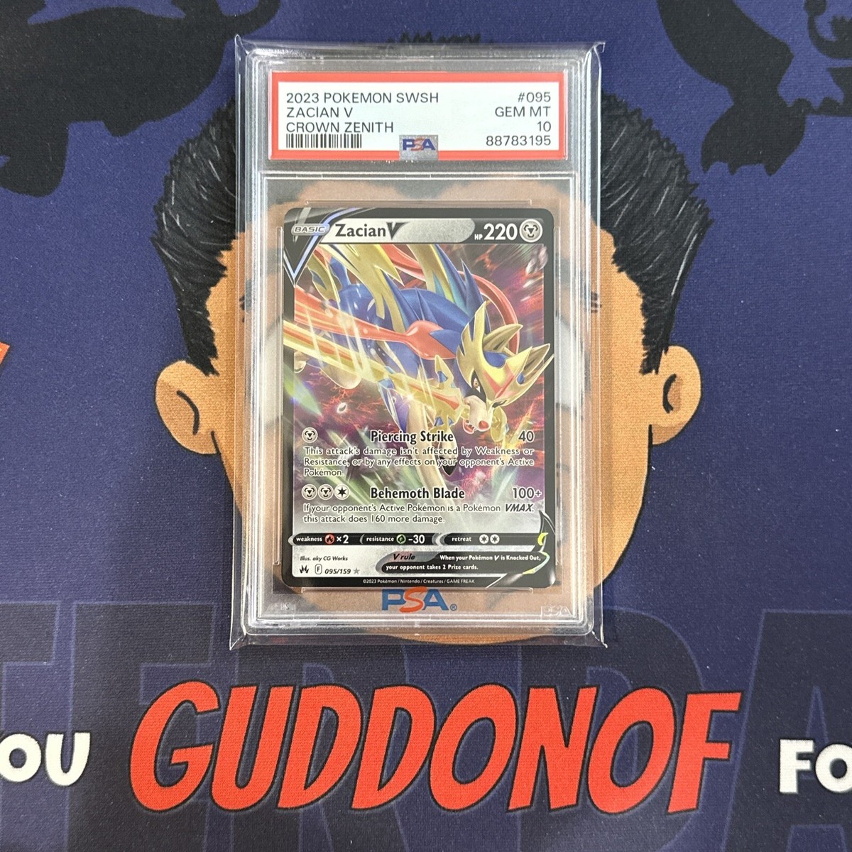 💎PSA 10 GEM MINT 2023 Crown Zenith ZACIAN V #095 Holo | eBay