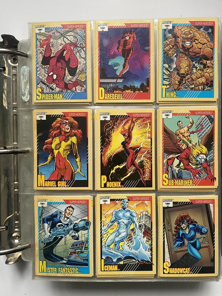 1991 Marvel Universe Series 2 Impel Trading Cards Complete Base