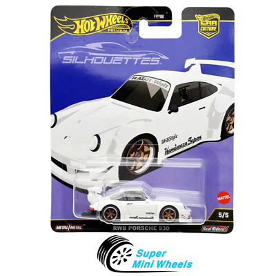 Hot Wheels Car Culture RWB Porsche 930 White - Silhouettes | eBay