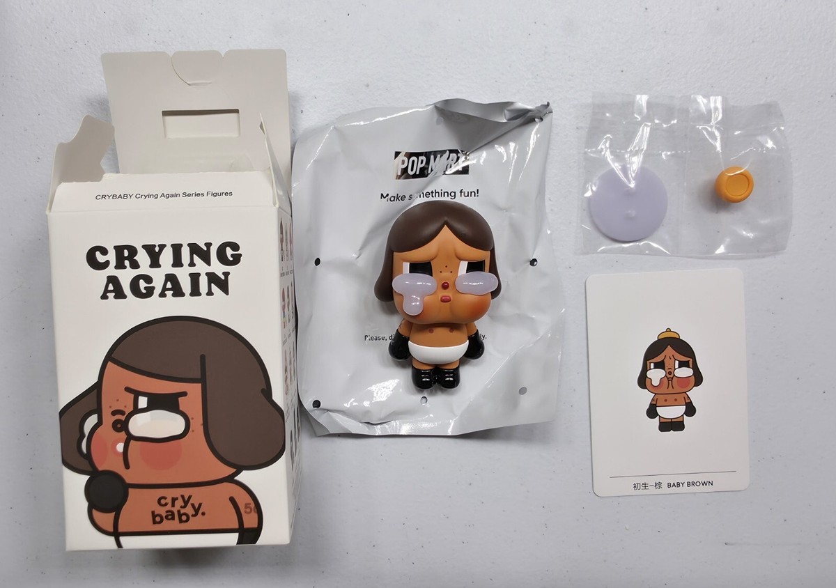 Pop Mart Cry Baby Crying Again Baby Brown Mystery Mini Figure | eBay