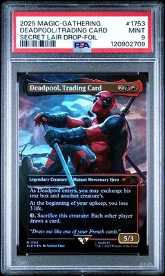 DEADPOOL - RAINBOW FOIL MTG Marvel Secret Lair Complete Set x6 PSA