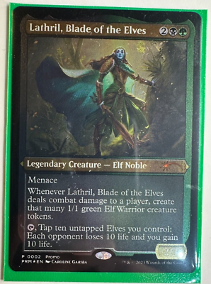 MTG Lathril, Blade of the Elves (Foil Etched) 0002 - Media Promos