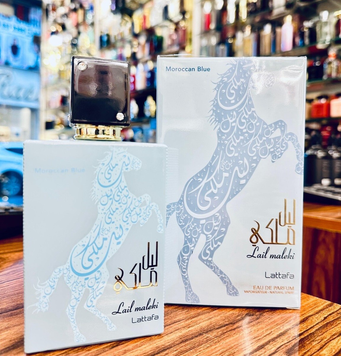 Lail Maleki Moroccan Blue EDP Perfume By Lattafa 100ML🥇Hottest