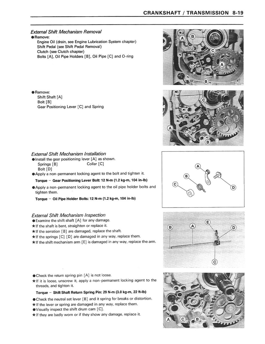KAWASAKI Workshop Manual ZX-9R ZX9R Ninja 1998 1999 Maintenance