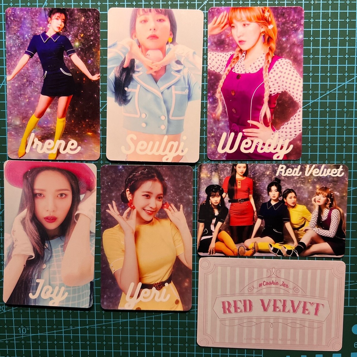 red velvet photocard cookie jar irene wendy seulgi joy Japanese