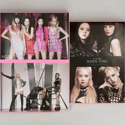 BLACKPINK BORN PINK Poster Limited Set of 3 Rare New | eBay