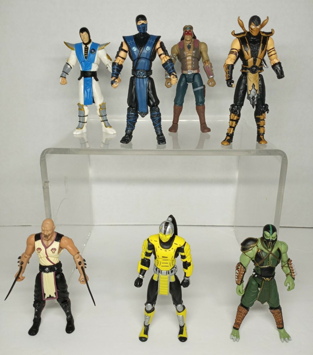 Jazwares 2011 Mortal Kombat 9 / Figure lot of 7 / AS-IS / RARE HTF
