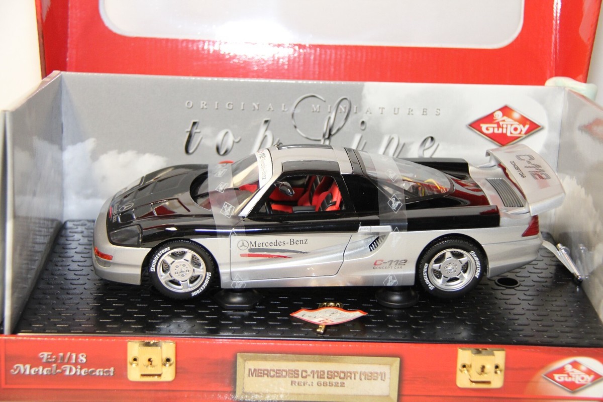 1/18 GUILOY MERCEDES C112 SPORT CONCEPT, BLACK/SILVER , NEW | eBay