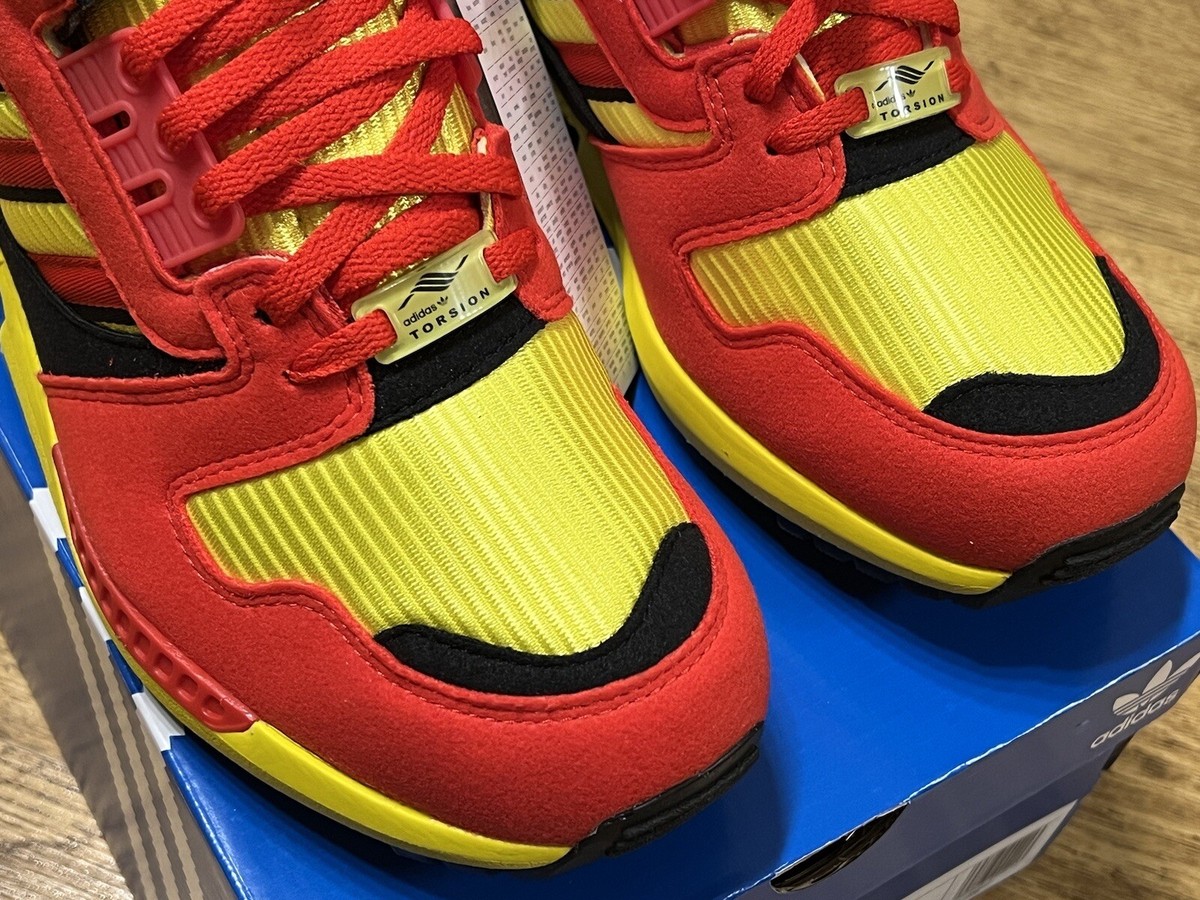 Adidas ZX 8000 Og Bright Yellow Core Black Red Germany Uk9 Eur43