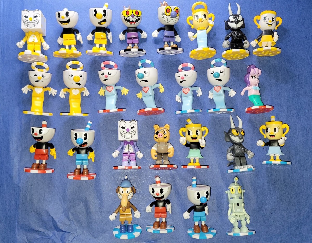 McFarlane Cuphead Complete Set of 26 Buildable Toy Figures Blind