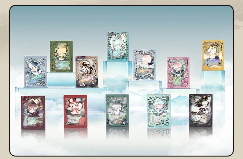 POPMART DIMOO Stories in the cup Series Art Collection Card Blind