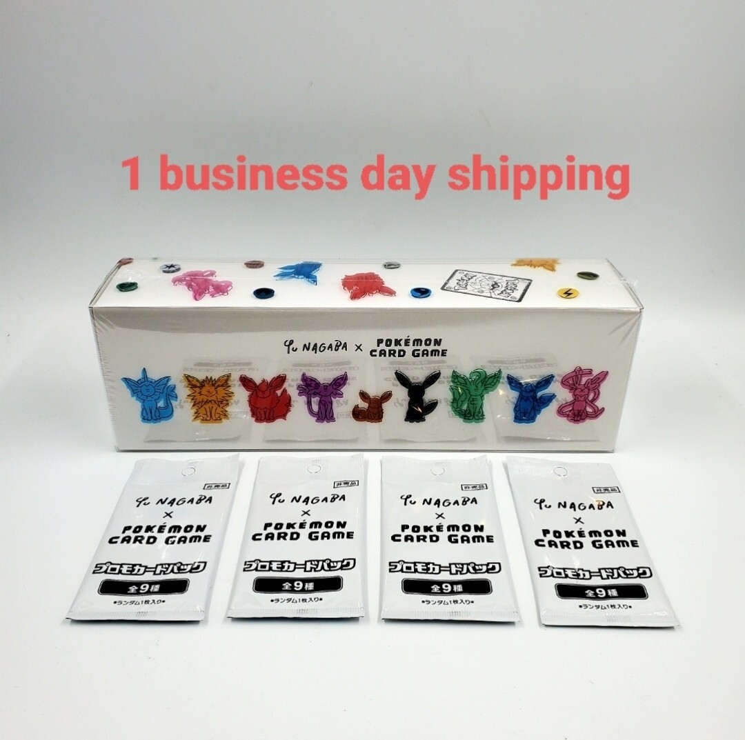 Pokemon Card Game YU NAGABA Eevee's Special Box /w Sealed 4 Promo