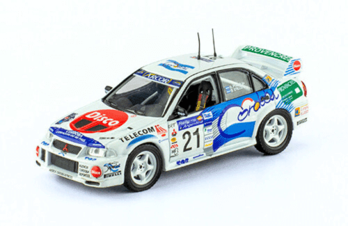 WRC Mitsubishi Lancer Evo IV 2001 Argentina Rare Rally Diecast Car