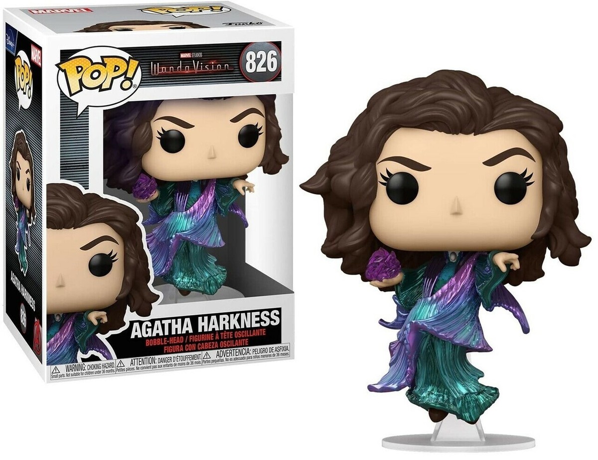 Marvel WandaVision Agatha Harkness Vinyl POP Figure #826 FUNKO NEW