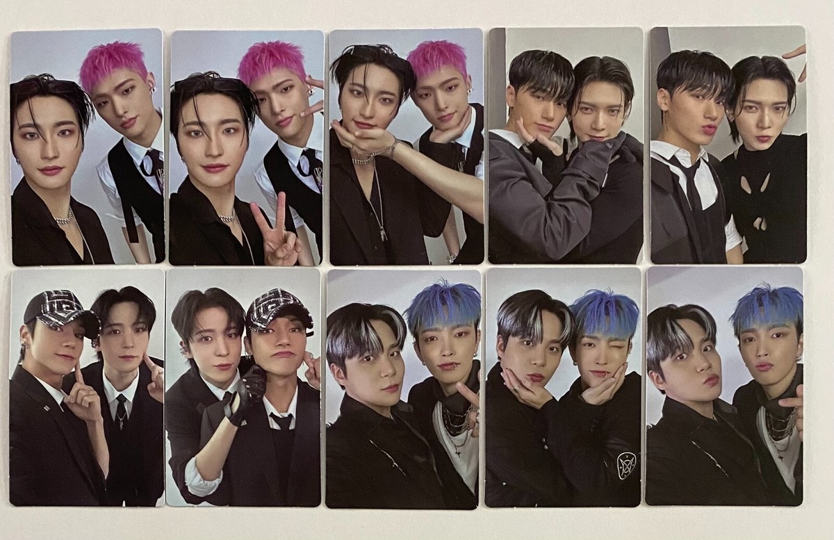 ATEEZ Official Photocard Bouncy The World EP.2 Outlaw Album