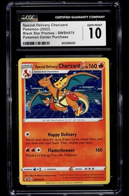 CGC 10 Special Delivery Charizard SWSH075 HOLO PROMO Pokemon