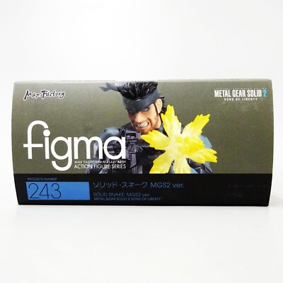 figma 243 Metal Gear Solid 2 Sons of Liberty Solid Snake MGS2 Ver