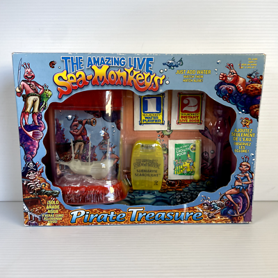 Amazing Live Sea Monkeys and Pirate Treasure Toy Game Vintage | eBay
