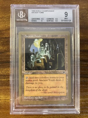 MTG✨ANCIENT TOMB✨1999 World Championship Deck TOKYO K Budde BGS