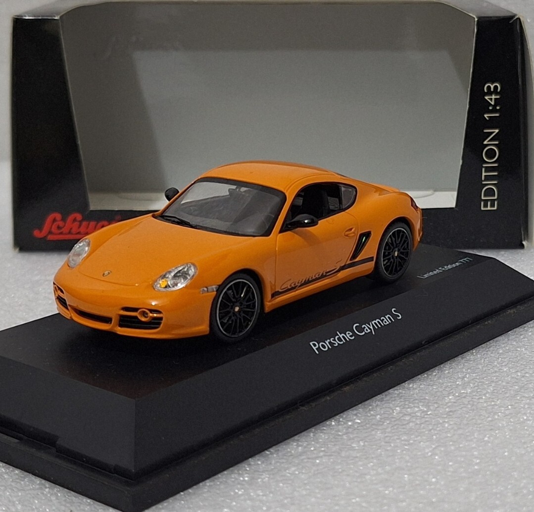 Porsche Cayman S Sport Orange 1:43 Schuco 04739 1 of 777 PCS