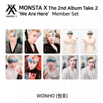MONSTA X 2nd Album Take 2 We Are Here Official Photocard Wonho