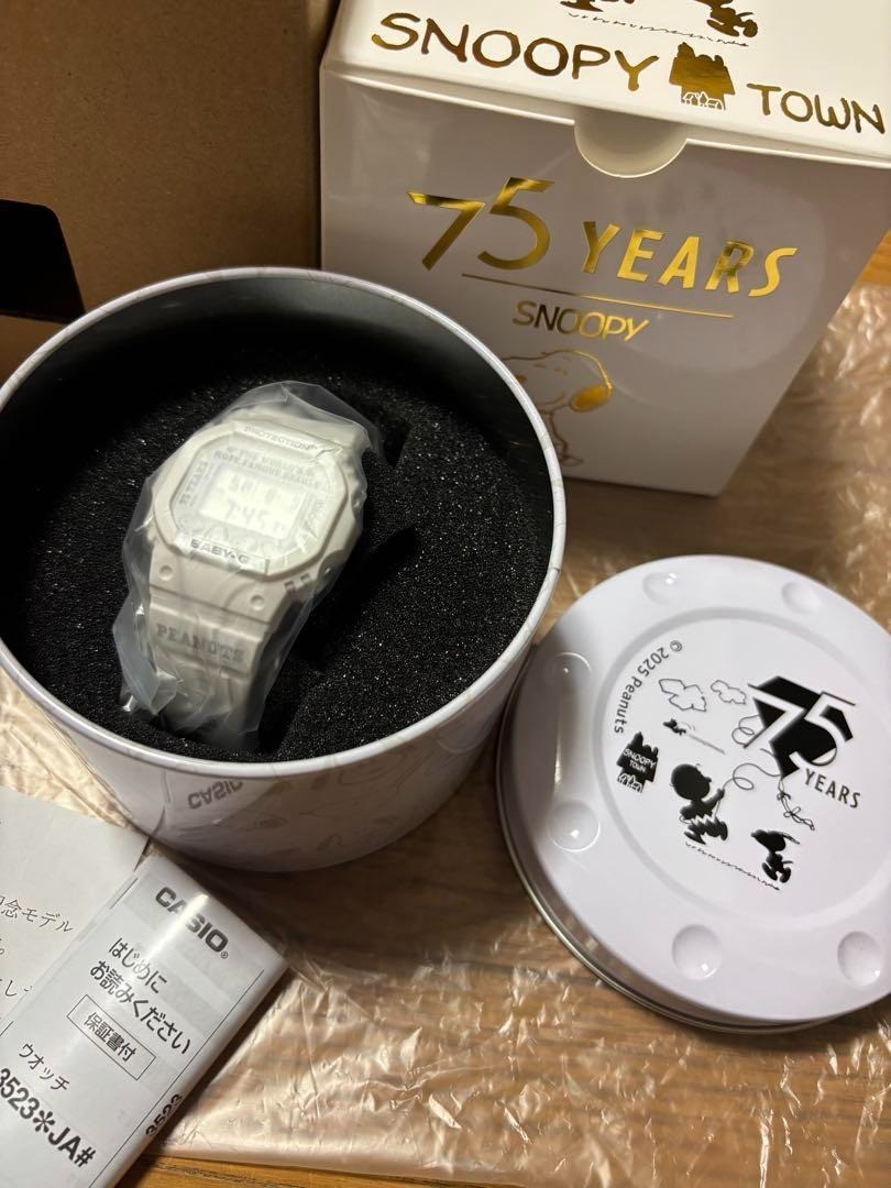 G-SHOCK SNOOPY COLLABORATION EXCLUSIVE BABY-G 75th ANNIVERSARY