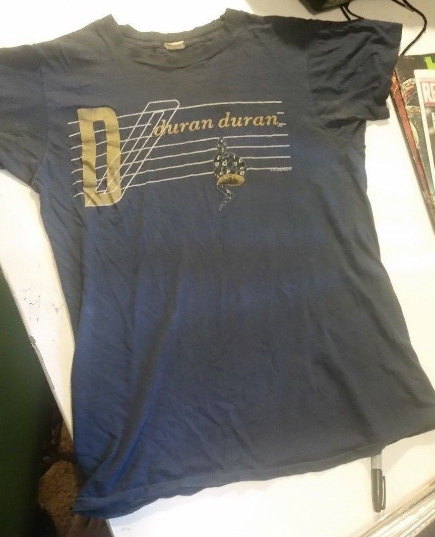 Vintage 1980s DURAN DURAN CONCERT T SHIRT 1984 Union of the Snake