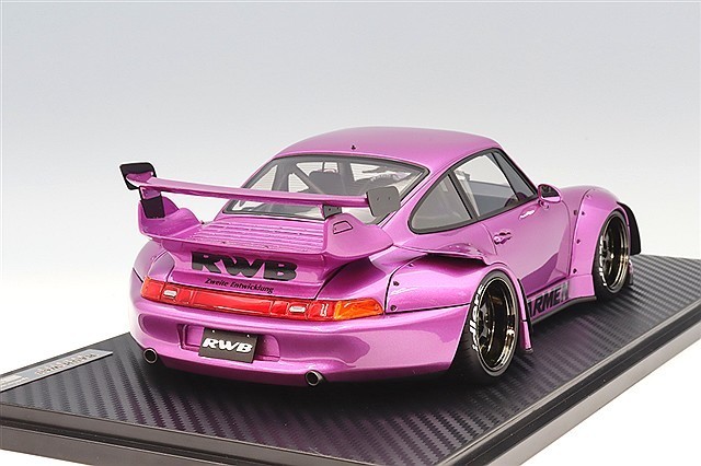 1/18 Ignition Porsche RWB 993 Purple Met WORK Meister S1 Type 18