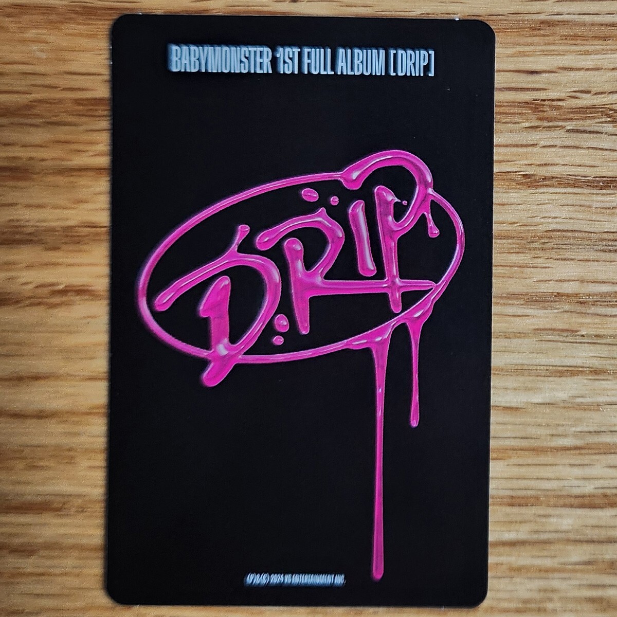 Pharita Official Photocard Babymonster 1st Full Album Drip Zip