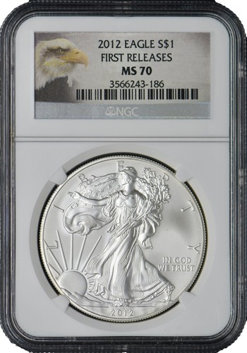 2016 Silver Eagle $1 Coin NGC MS-70 30th Anniversary John Mercanti