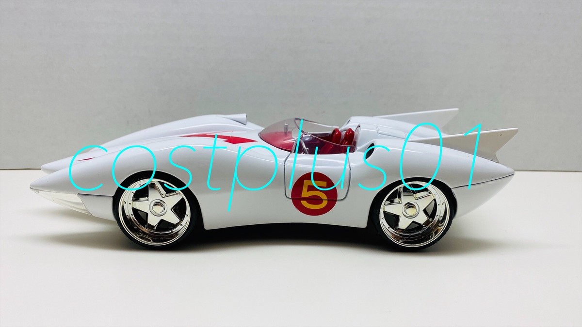 JADA SPEED RACER MACH 5 GLOSSY WHITE WITH NO 5 GRAPHIC 1:24 | eBay