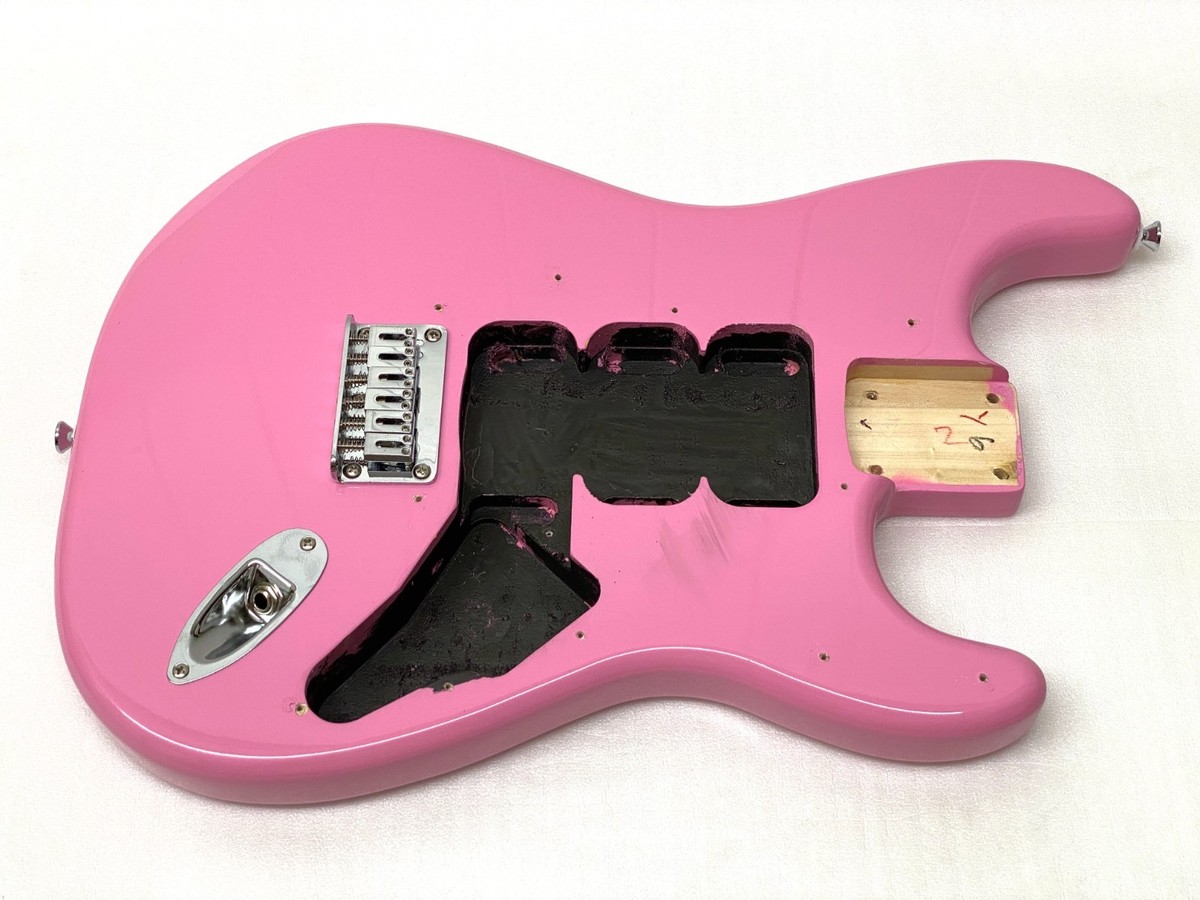 Genuine! Fender Squier HARDTAIL STRAT BODY Flash Pink Electric