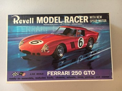 Vintage Slot Car Model Kit Revell Model Racer Ferrari 250 GTO Box