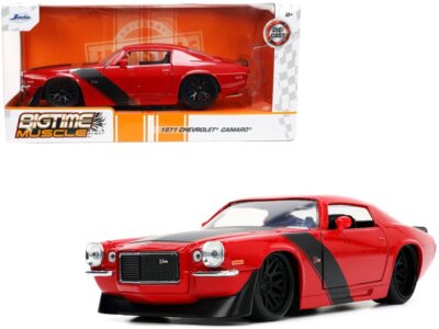 1971 Chevy Camaro Z/28, Red - Jada Toys 33879 - 1/24 scale Diecast