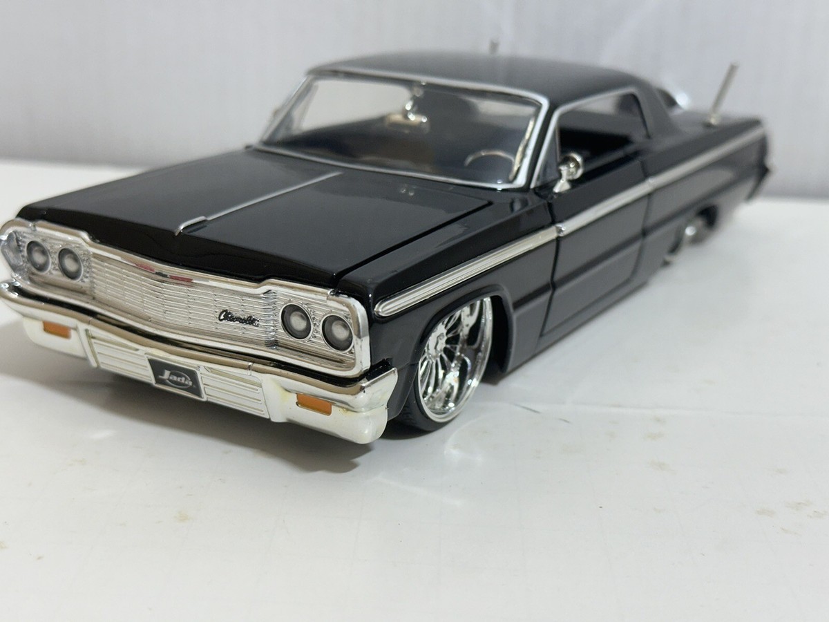 JADA BTK 1964 CHEVY IMPALA BLACK 1:24 DIECAST MODEL CAR NEW NO BOX